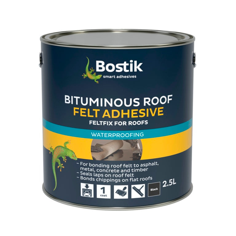 Bostik Bituminous Felt Adhesive For Roofs 2.5 L
