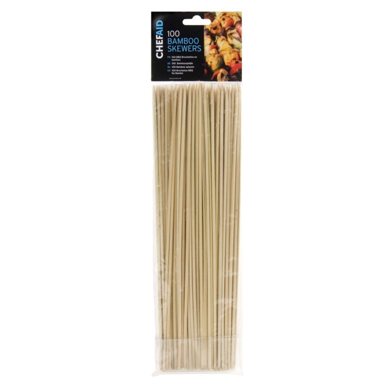 Chef Aid Bamboo Skewers (Pack Of 100) 30.5cm