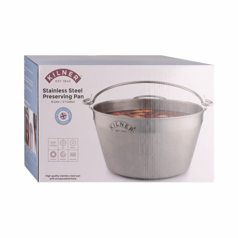 Kilner Stainless Steel Jam Pan 30 X 16cm