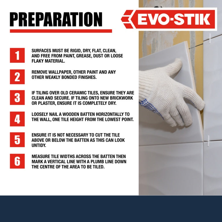 Evo-Stik Wall Tile Adhesive & Grout Mould Resistant