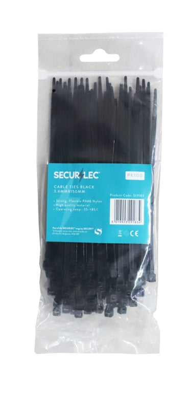Securlec Black Cable Ties