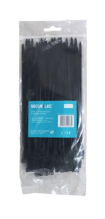 Securlec Black Cable Ties