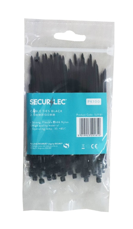 Securlec Black Cable Ties