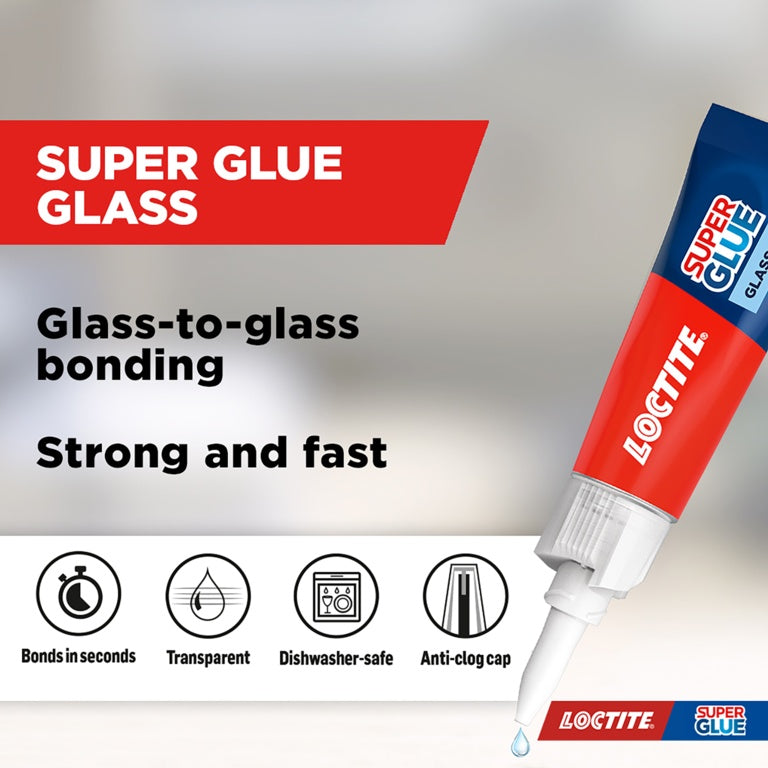 Loctite Super Glue Glass 3ml Tube