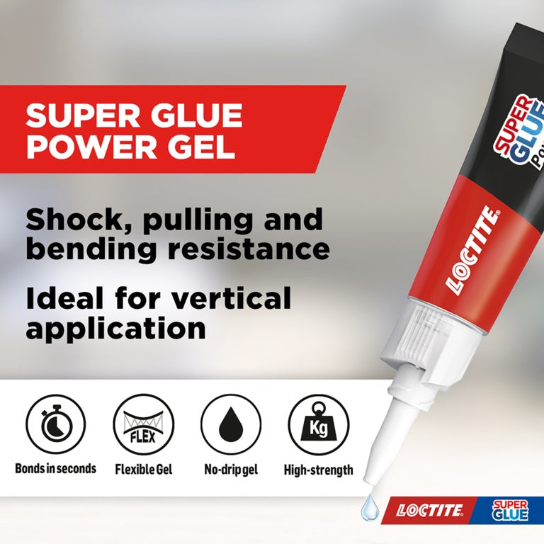 Loctite Super Glue Power Gel 3g Tube