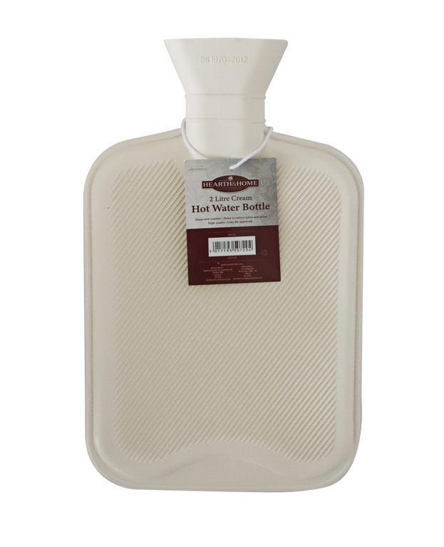 Hearth & Home 2 L Hot Water Bottle Cream