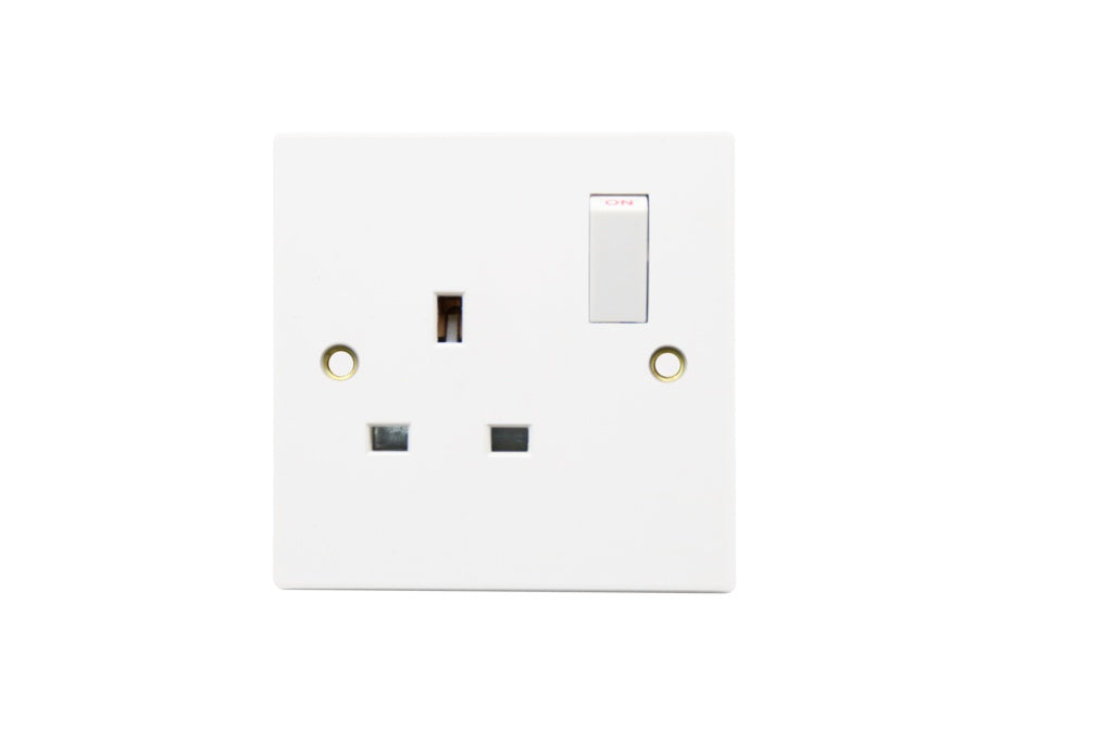 Securlec 1 Gang Switched Socket Double Pole