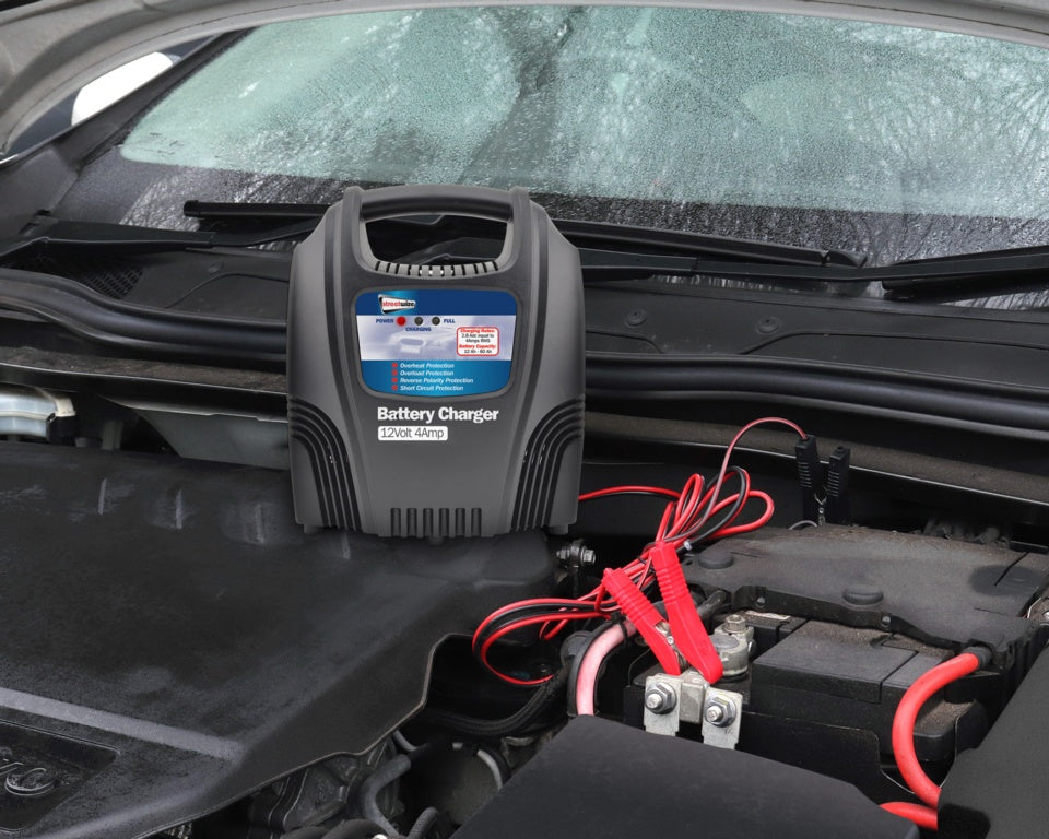 Streetwize Battery Charger Plastic Cased 12 V/4 Amp