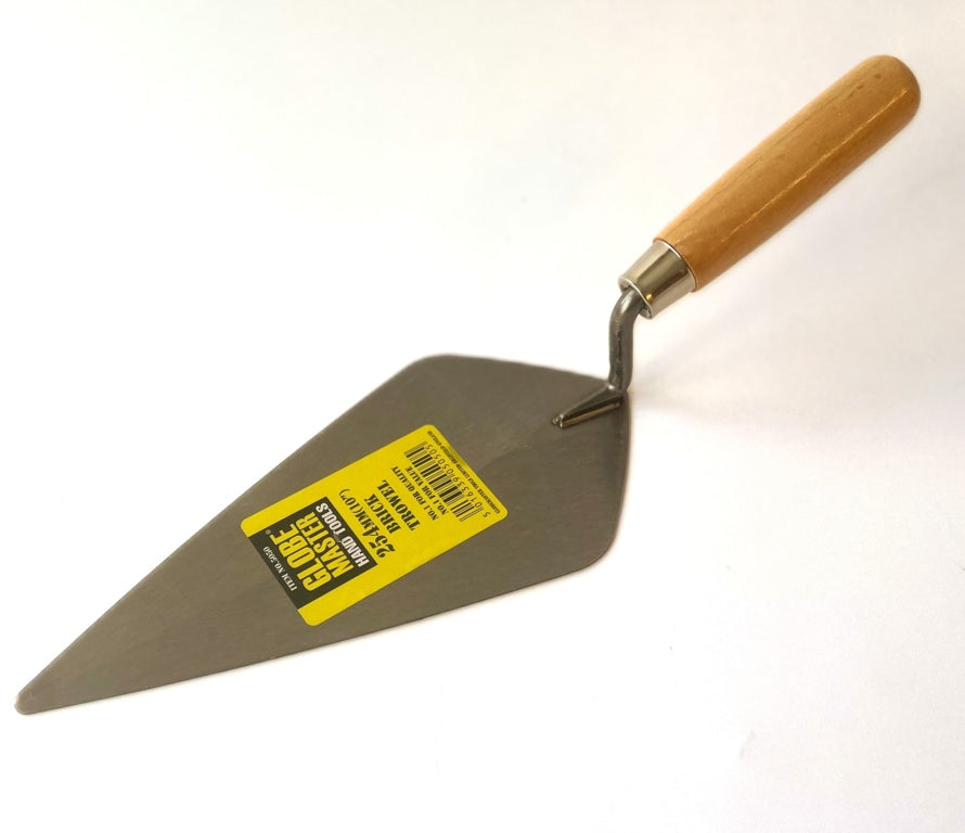Globemaster Brick Trowel With Wood Handle 254mm (10")