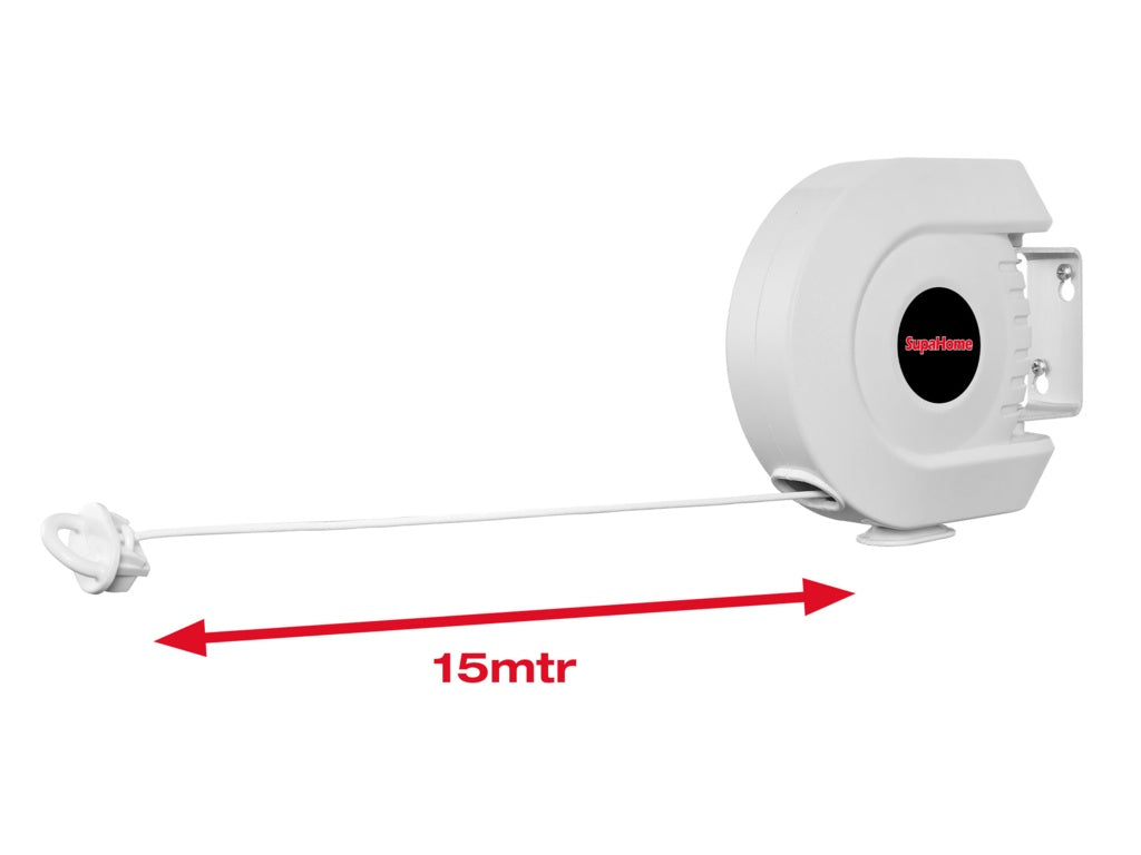 Supa Home Retractable Clothes Line 15m