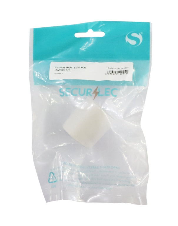 Securlec T2 Spare Short Skirt For Lampholder Pre Packed