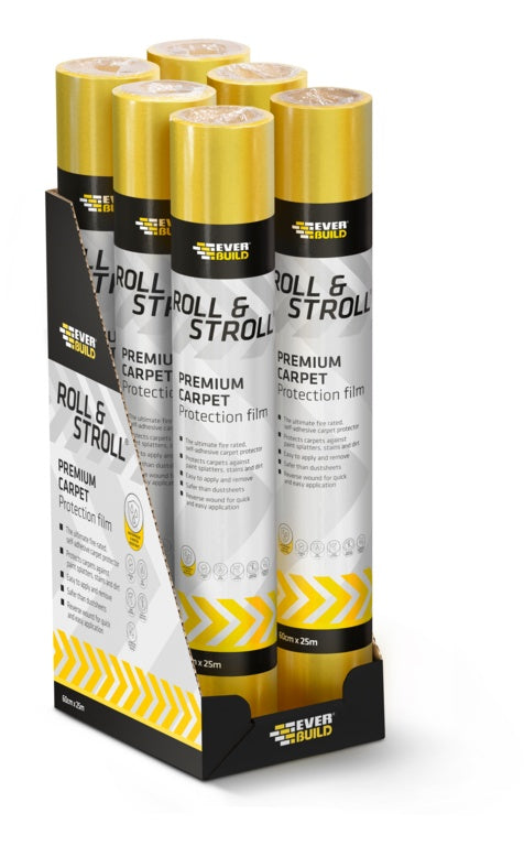 Everbuild Roll & Stroll Premium Carpet Protector 60cm X 25m