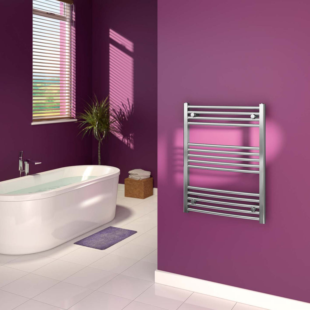 Supa Plumb Curved Towel Rail 600 X 800mm Chrome