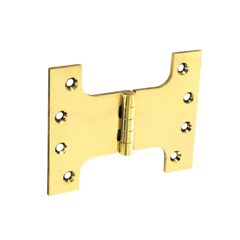 Securit Parliament Hinges Polished Brass (1 1/2 Pair) 4" X 3" X 5" Pack Of 1