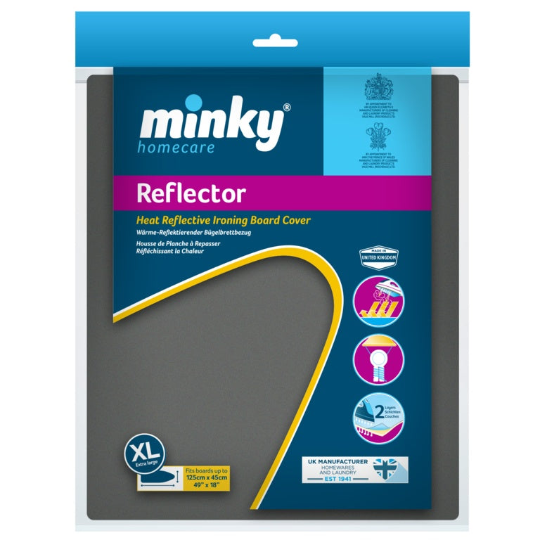 Minky Reflector Ironing Board Cover 125 X 45cm