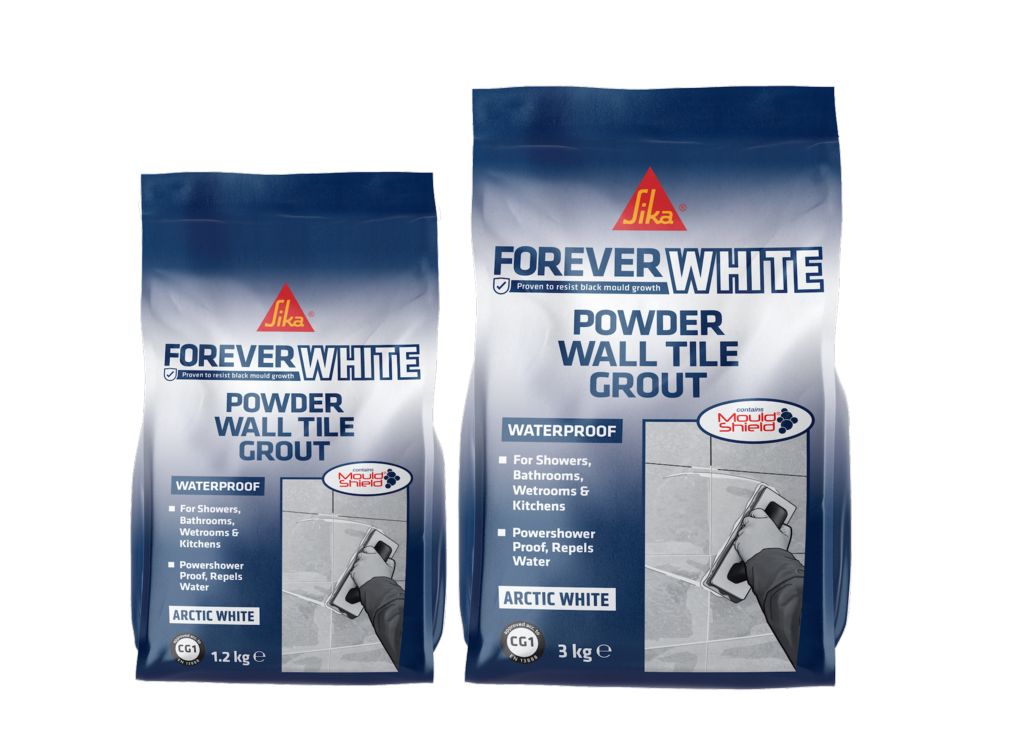Sika Forever White Powder Wall Tile Grout 1.2kg Arctic White