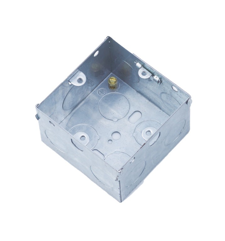 Securlec Metal Back Box 1 Gang