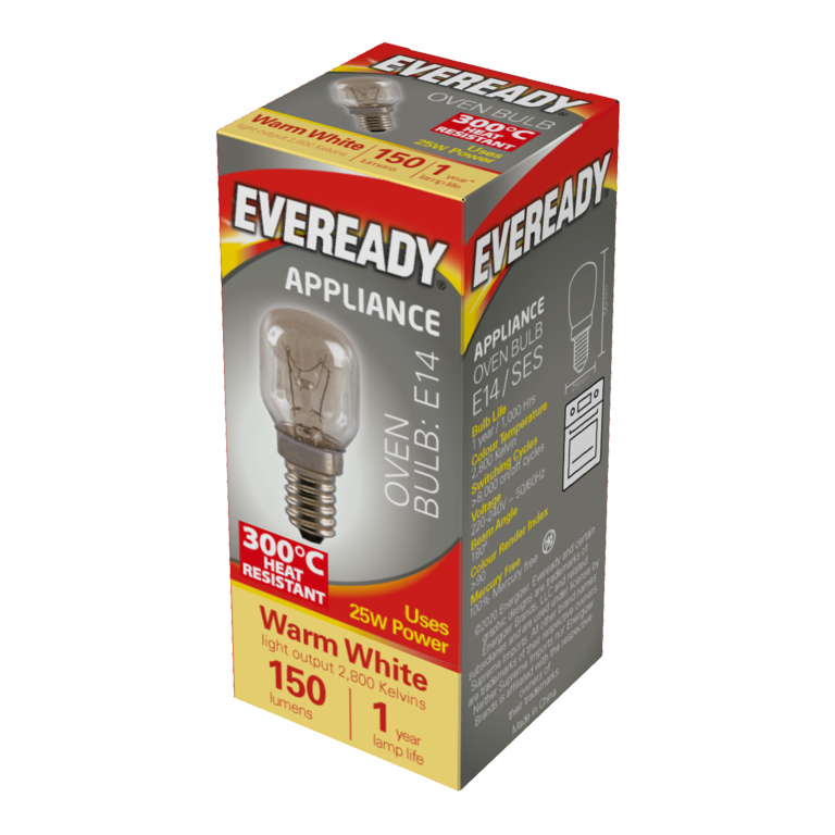 Eveready Oven Lamp 25 W Ses Pack 10