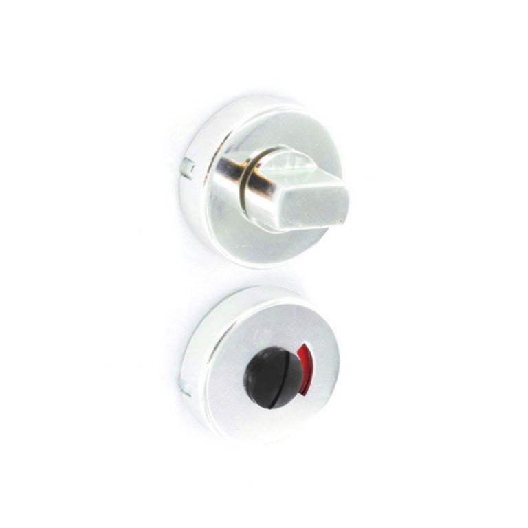 Securit Aluminium Bath Thumb Turn Lock 50mm Pack Of 2