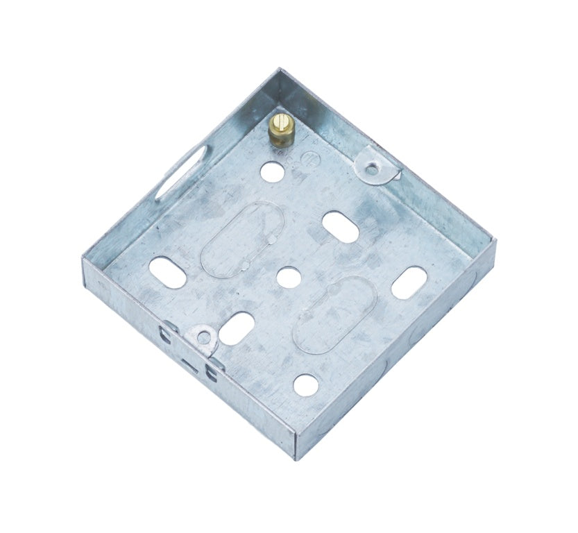 Securlec Metal Back Box 1 Gang
