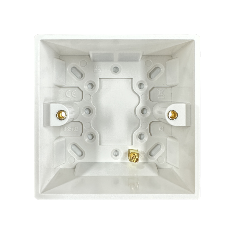 Securlec 1 Gang Pattress Box