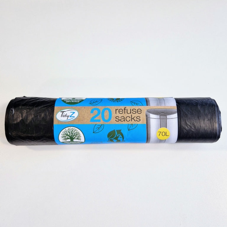 Tidyz Refuse Sacks 70 L Roll Of 20