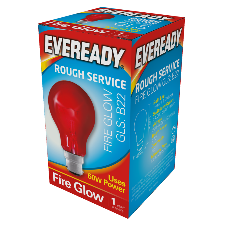 Eveready Bc Fireglow 60w