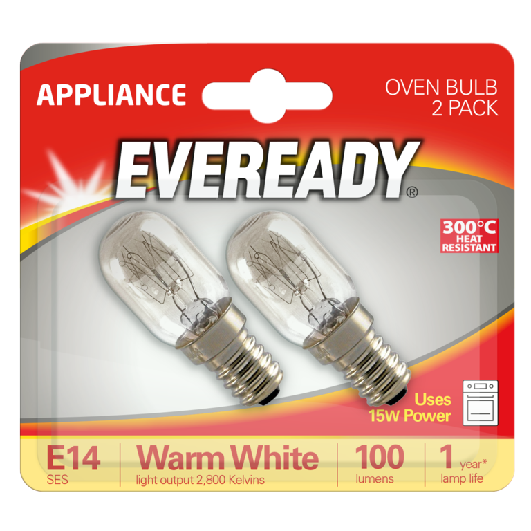 Eveready Oven Lamp 15w Ses
