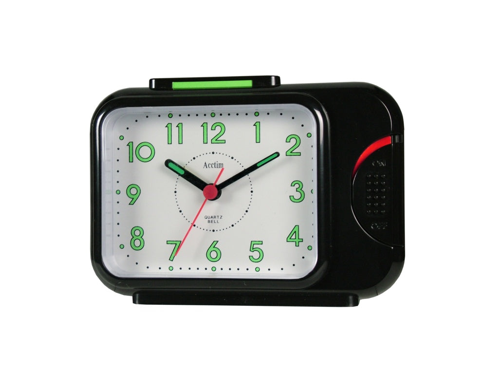 Acctim Sonnet Alarm Clock Black