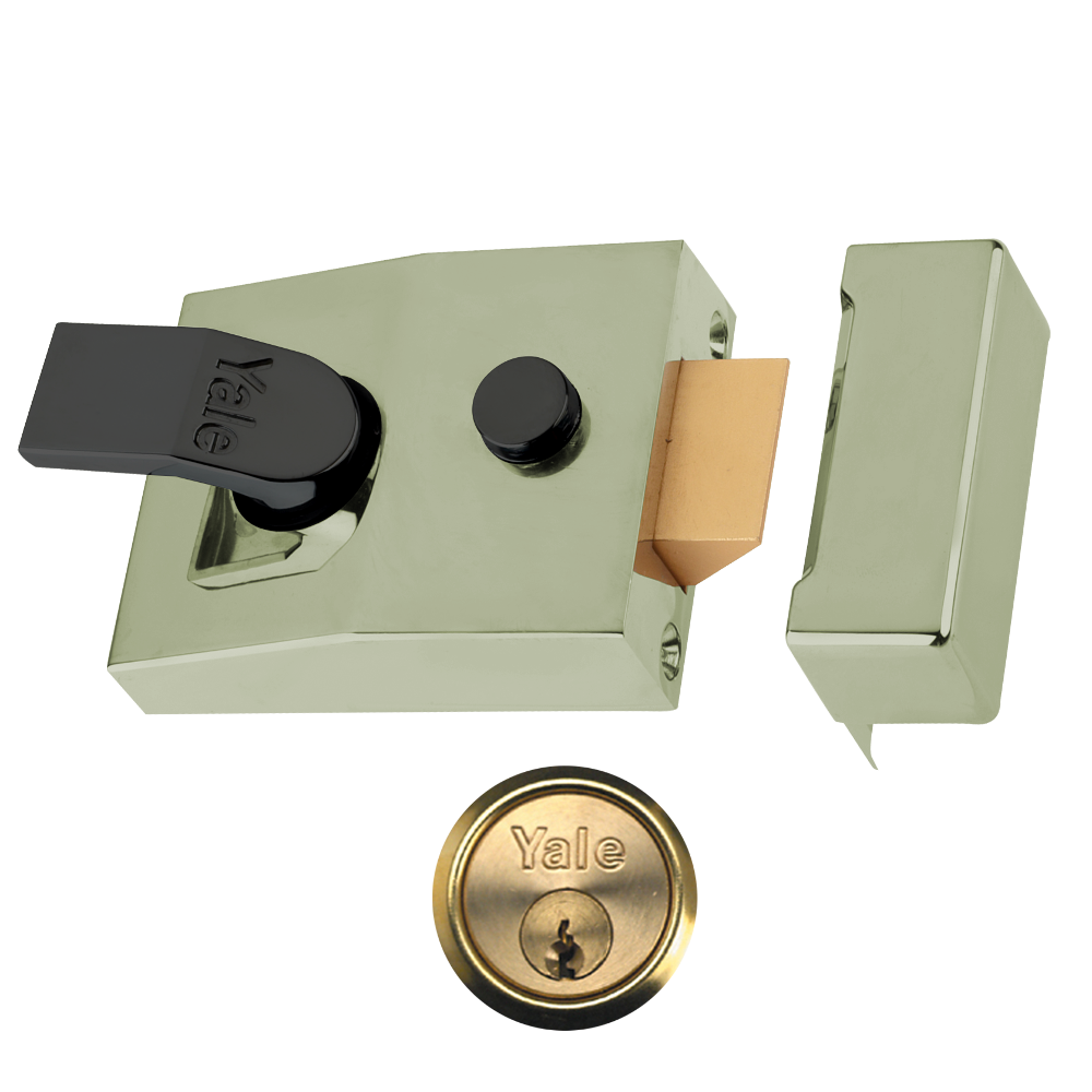 Yale P85 & P89 Deadlocking Nightlatch - Brasslux