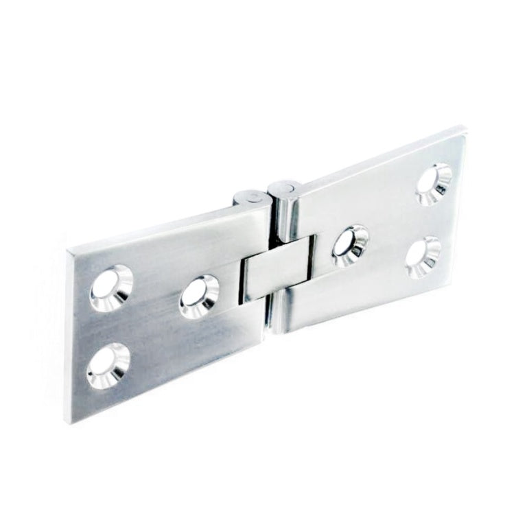 Securit Chrome Counterflap Hinges 100mm