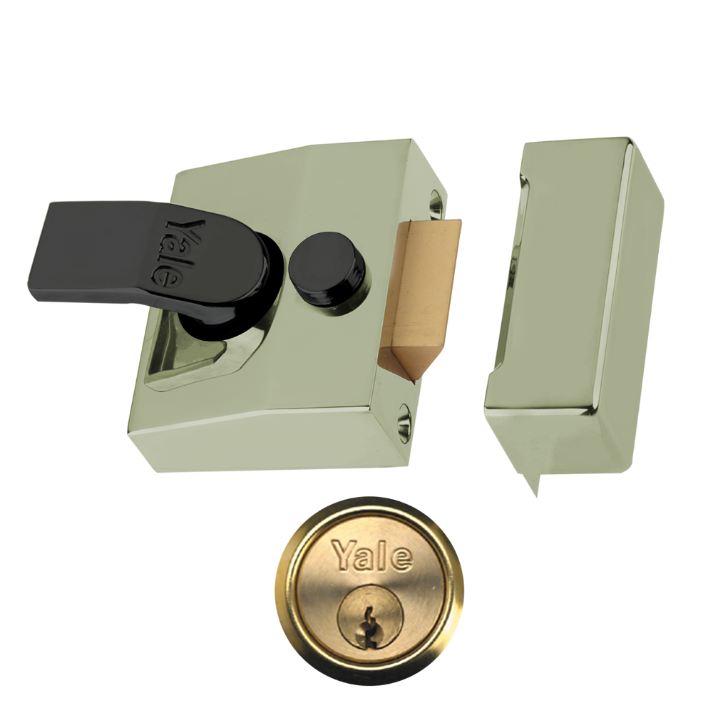 Yale P85 & P89 Deadlocking Nightlatch - Brasslux