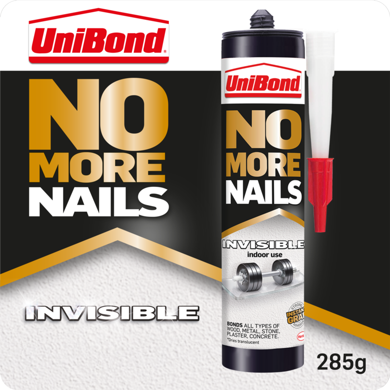Uni Bond No More Nails Invisible 300ml