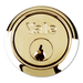 Yale 1109 Rim Cylinder - Polished Brass / Master Key (EAS)