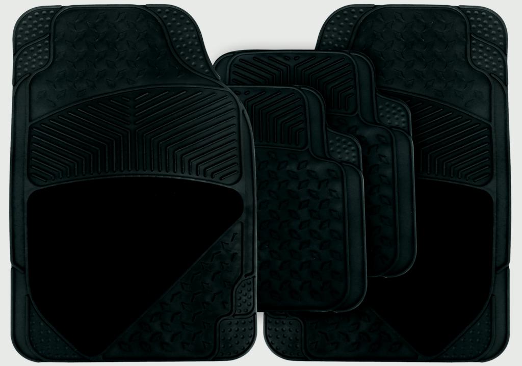 Streetwize Premier Rubber Carpet Mat Set 4 Piece