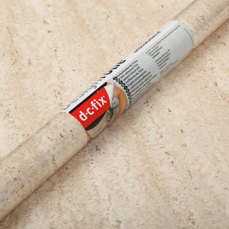 D C Fix�� Self Adhesive Film Fontana Beige 45cm X 2m