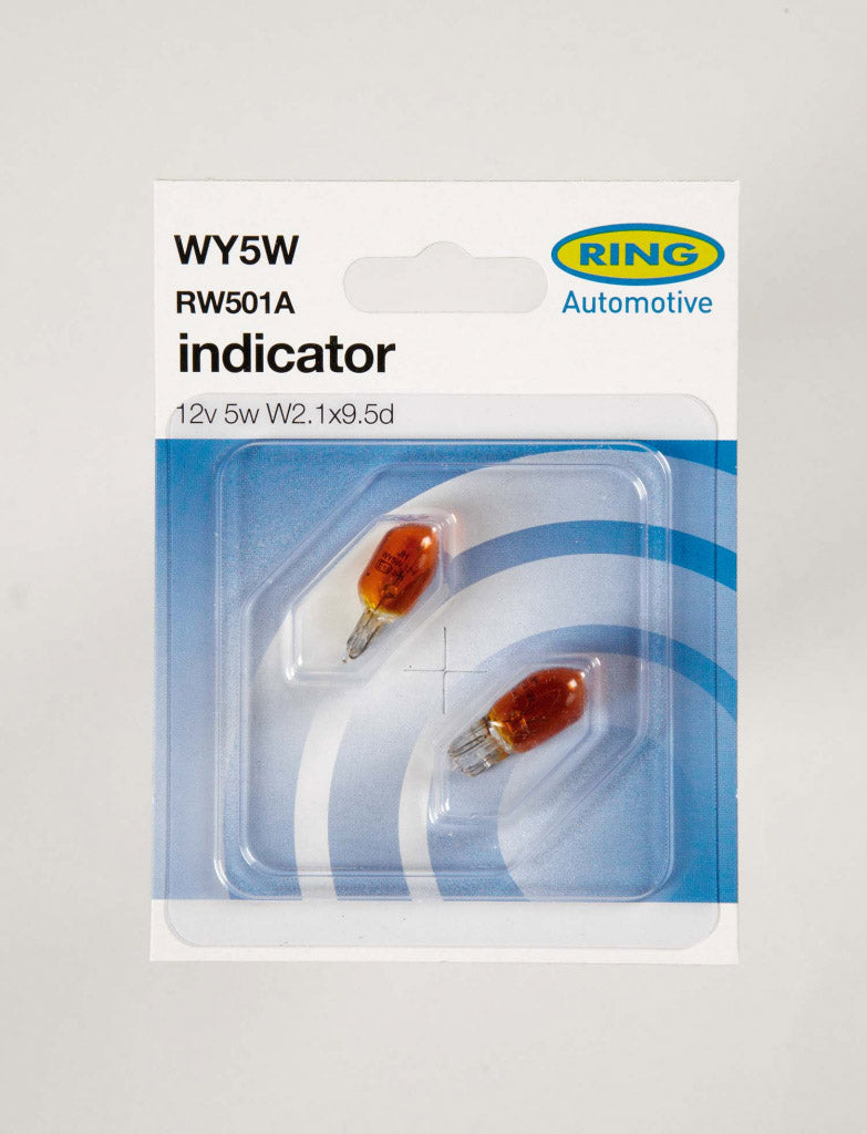 Ring 12 V 5 W Capless Side/Tail Bulb Twin Blister