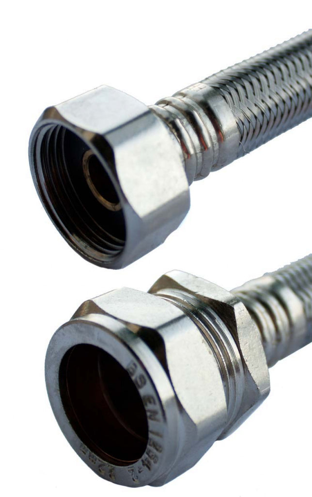 Oracstar Flexi Tap Connector 15mm X 3/4" X 50cm 9.5mm