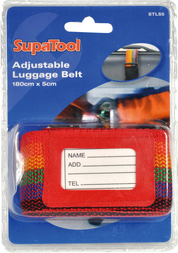 Supa Tool Adjustable Luggage Belt 180cm X 5cm