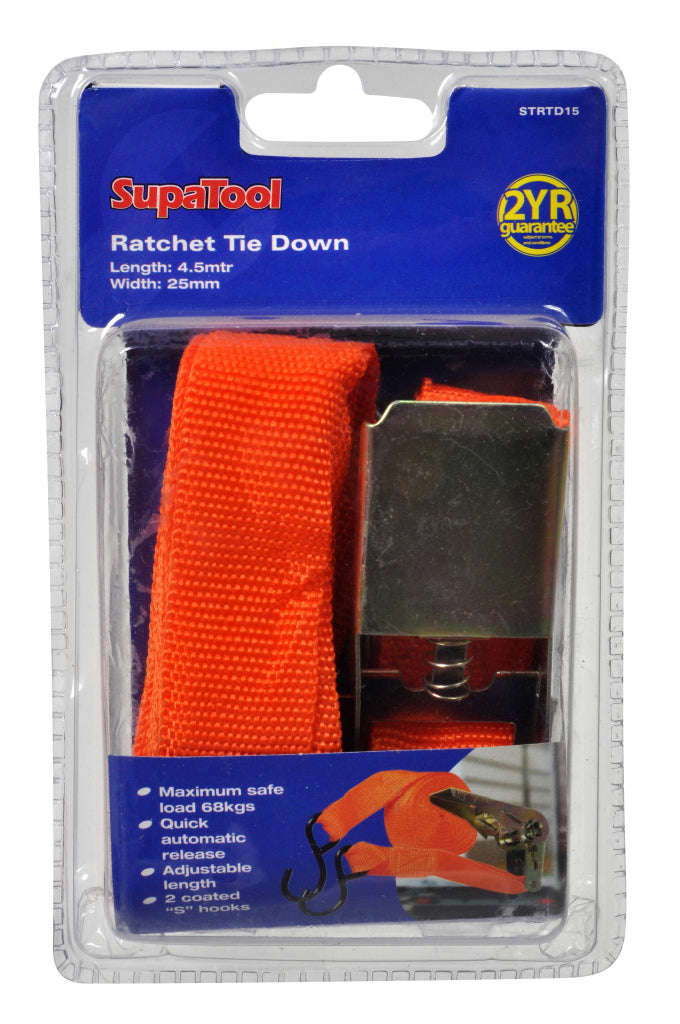 SupaTool Ratchet Tie Down