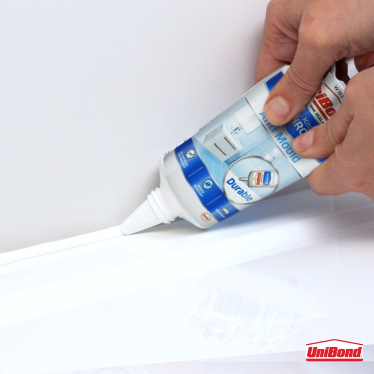Uni Bond Anti Mould Kitchen & Bathroom Tube 150g White
