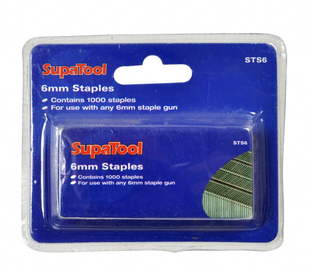 Supa Tool Staples 6mm
