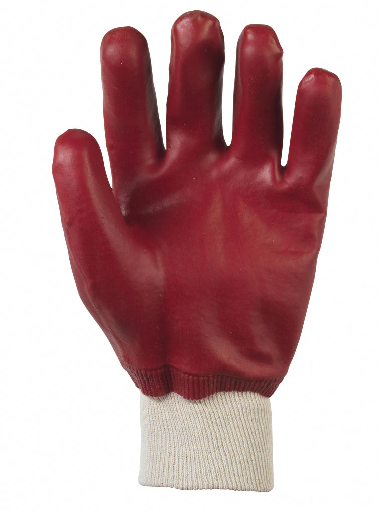 Glenwear Pvc Coated Waterproof Glove Red 10 Xl