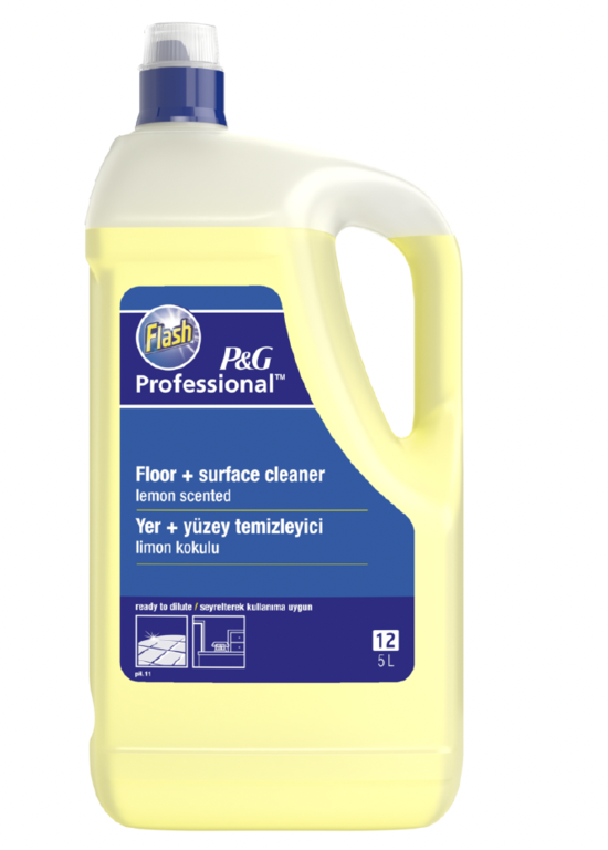 Flash Floor & Surface Cleaner 5 L Lemon