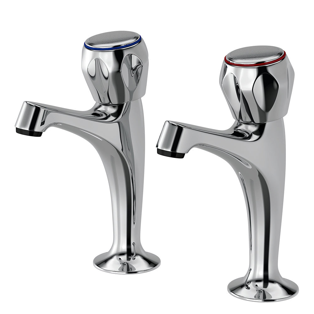 Supa Plumb Standard Sink Taps H: 158mm D: 108mm Diameter: 43mm