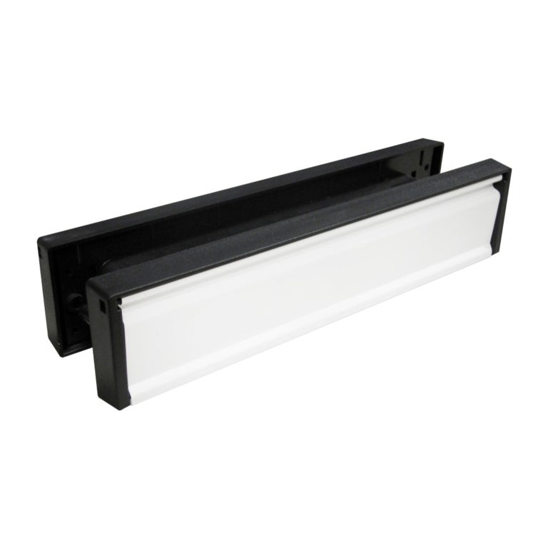 Securit Double Sided Letterplate 20/40 X 300mm White
