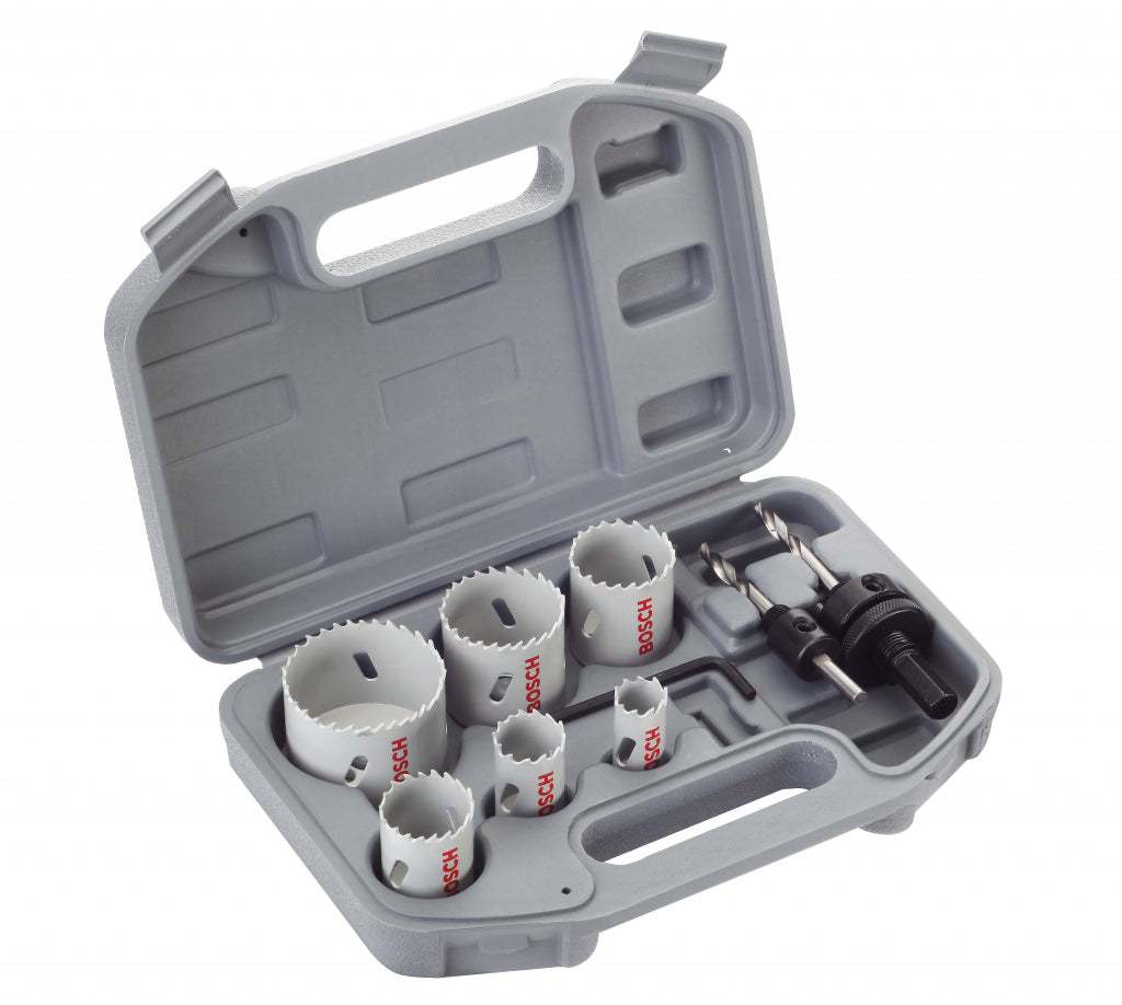 Bosch Electrician's Hss Bi Metal Holesaw Kit 9 Piece