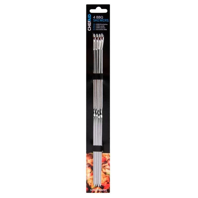 Chef Aid Skewers Carded 4 Set