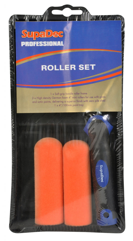 Supa Dec Roller Set 4 Piece