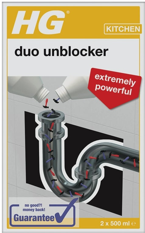 Hg Duo Unblocker Extremely Powerful 2 X 500ml